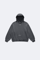 Oversized Hoodie Double Logos (Friar Gray)