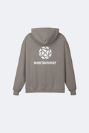 Oversized Hoodie Double Logos (Friar Gray)