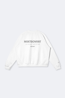 Represent Logo Oversized Sweatshirt (white)