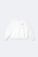 Represent Logo Oversized Sweatshirt (white)